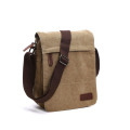 One-shoulder crossbody canvas bag Men's new fashion portable outdoor computer bag